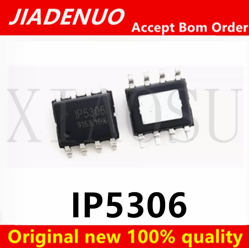 5~10/PCS New Original   IP5306   ESOP-8 2.1A Charging 2.4A Discharging mobile power SOC chip In Stock