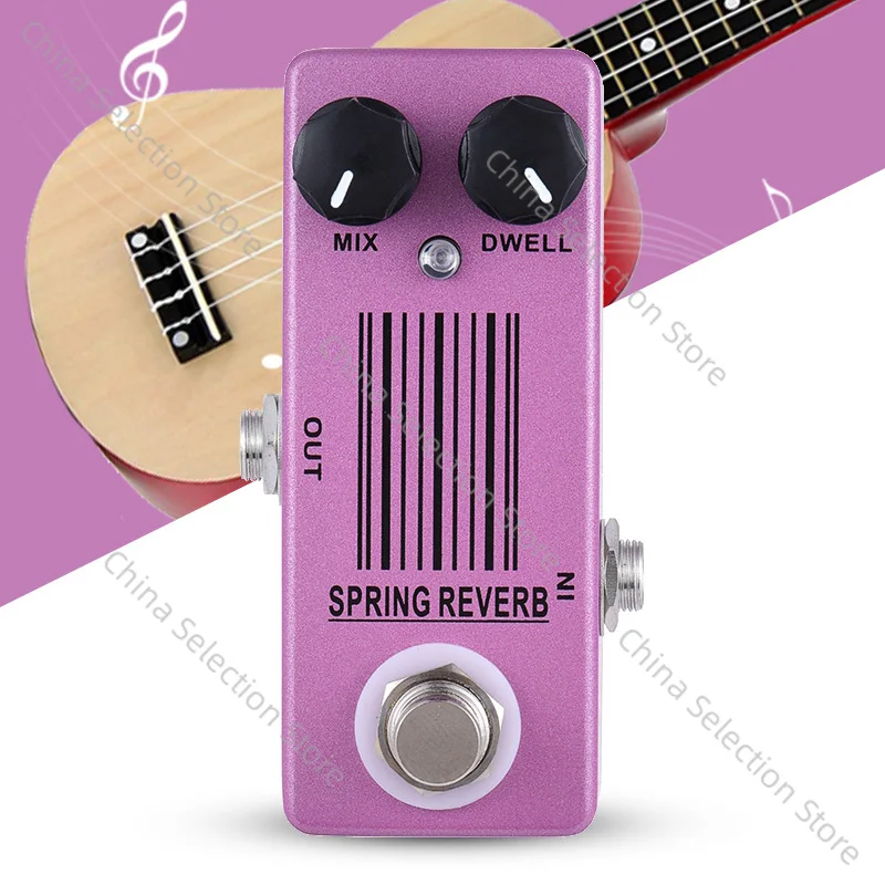 MOSKYAUDIO Mini Single Guitar Effect Pedal SPRING REVERB MP-51 True Bypass Metal Electric Guitar Parts efeito guitarra