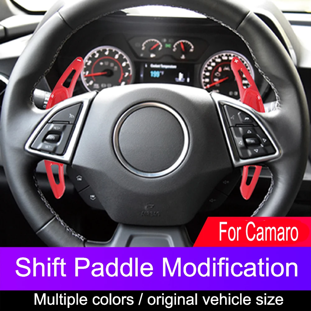 

Для Chevrolet Camaro 2016-2019 2 шт. автомобильный руль, рычаг переключения передач, модификация расширения, аксессуары для интерьера