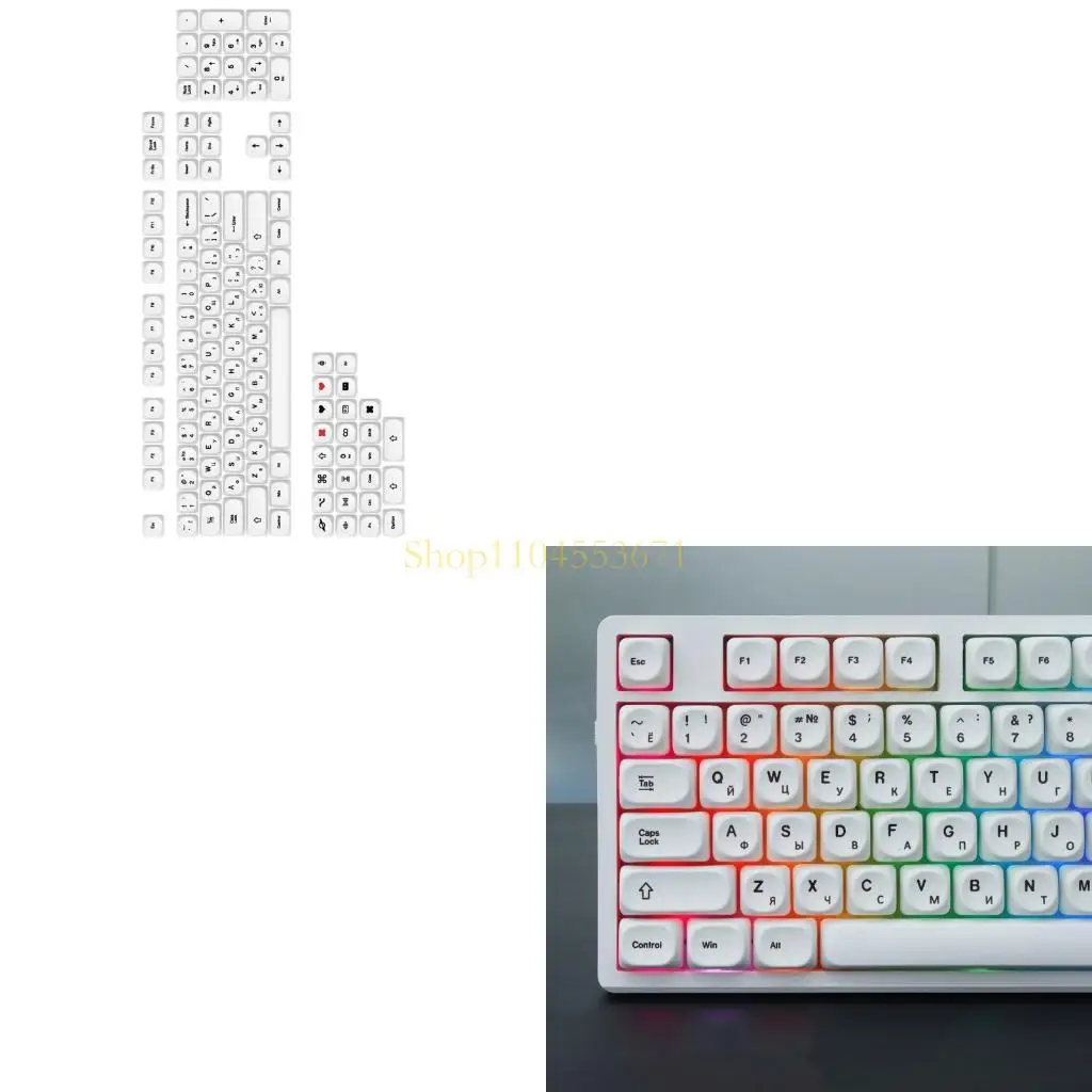 Best Seller 129Keys PBT Keycaps Layout Durability Anti Oil For Gaming Typing