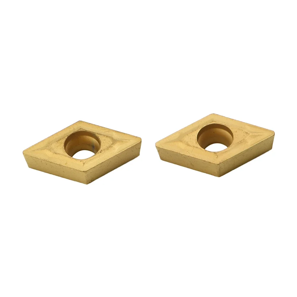 

Carbide Carbide Inserts Gold Strong shock resistance 10pcs Carbide Inserts High toughness Lathe Wear-resistant