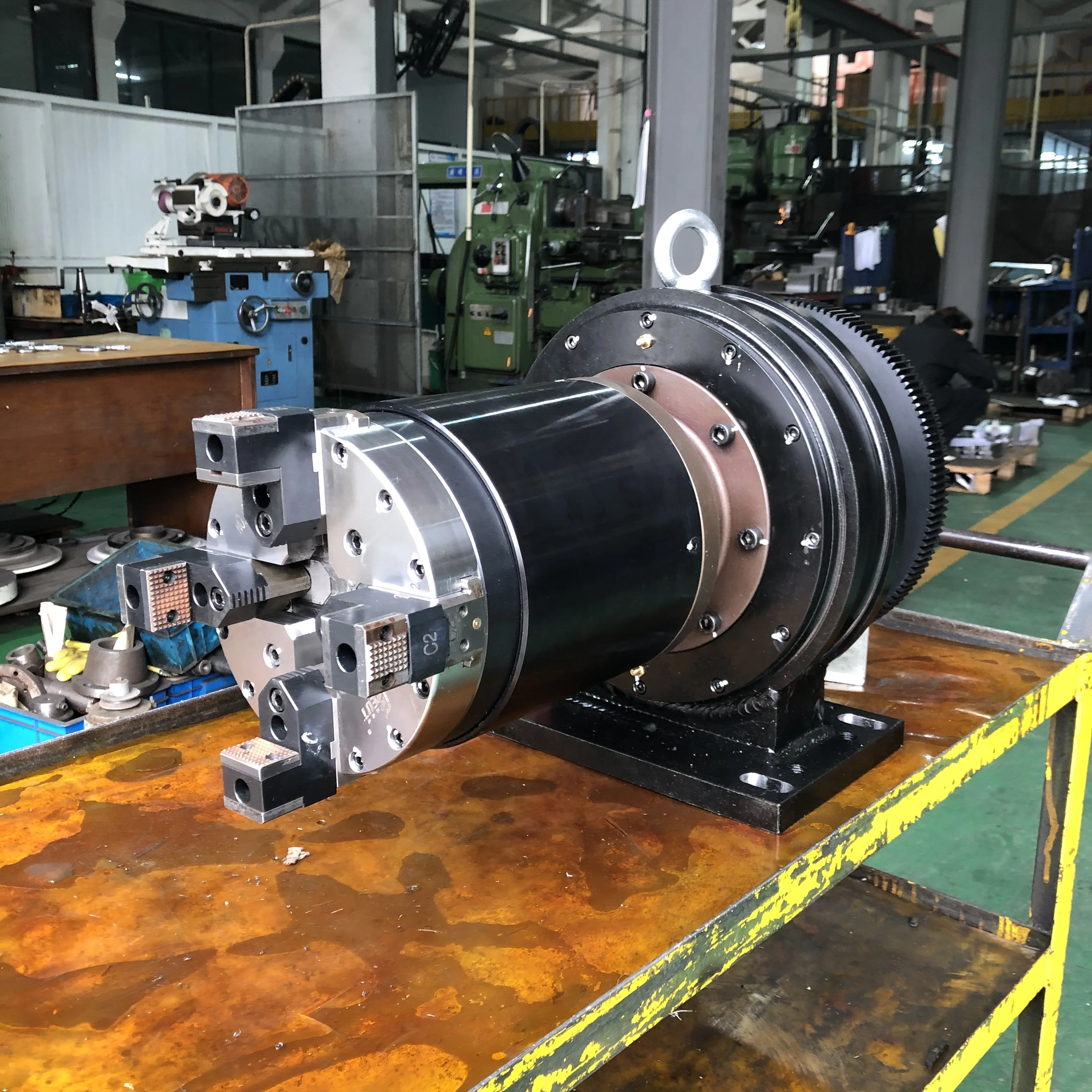 chuck W165J pneumatic Dairuike 4-axis chuck 20mm rear chuck