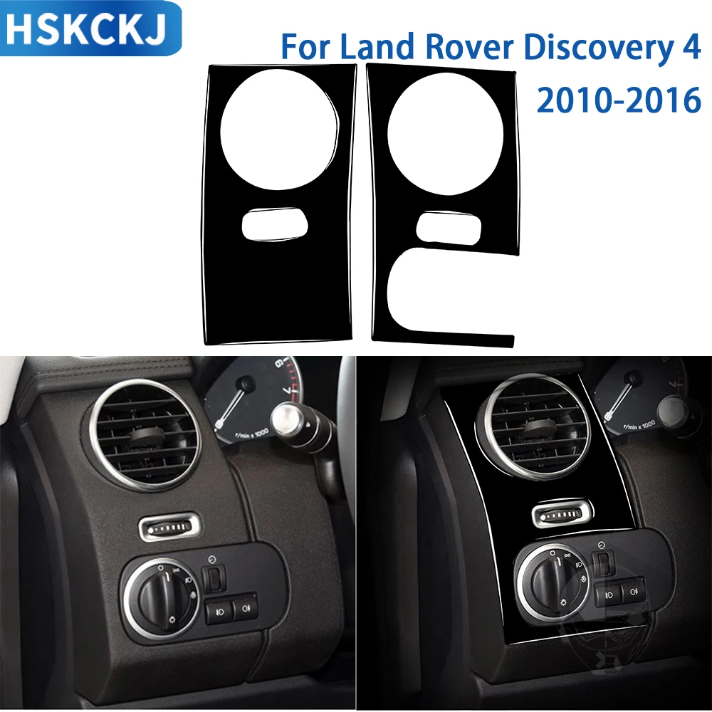 

For Land Rover Discovery 4 2010-2016 Car Accessories Interior Instrument Sides Air Vent Outlet Trim Sticker Modification Plastic