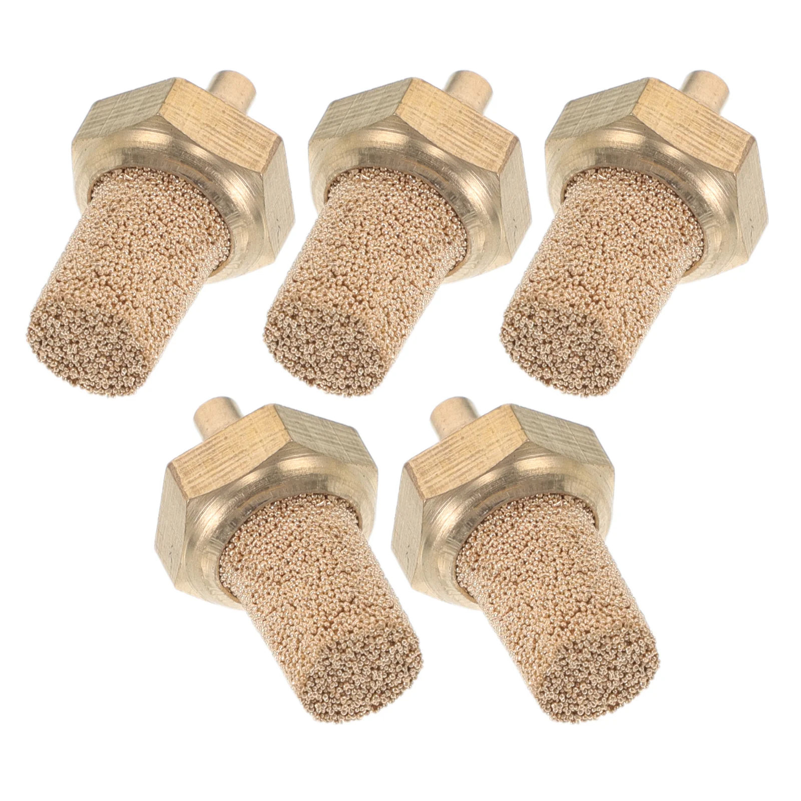 

5pcs Snow Machine Filter Copper Nozzle M5 Air Stone Bubble Diffuser For Stage Fog Foam Effect Machines Compressor Replacement
