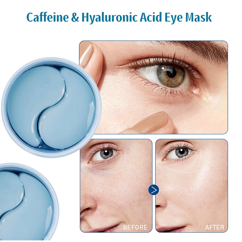 

Branded Caffeine Niacinamide Eye Mask Moisturizing Lifting Hydrogel Eye Mask Firming Eye Area Skin Reducing Fine Lines Eye Serum