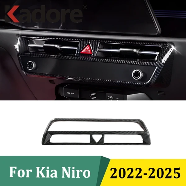 

Для Kia Niro SG2 2022 2023 2024 2025 центральная консоль, вентиляционное отверстие, крышка, накладка, наклейка, Стайлинг, аксессуары для интерьера