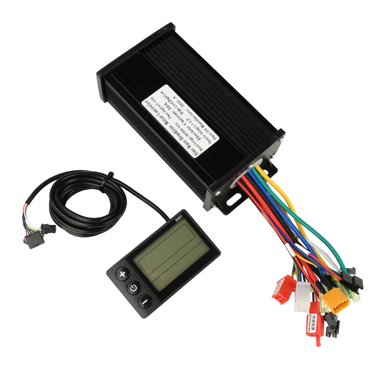 750-1500W three-mode driver 36V 48V 64V 30A sine wave brushless motor controller