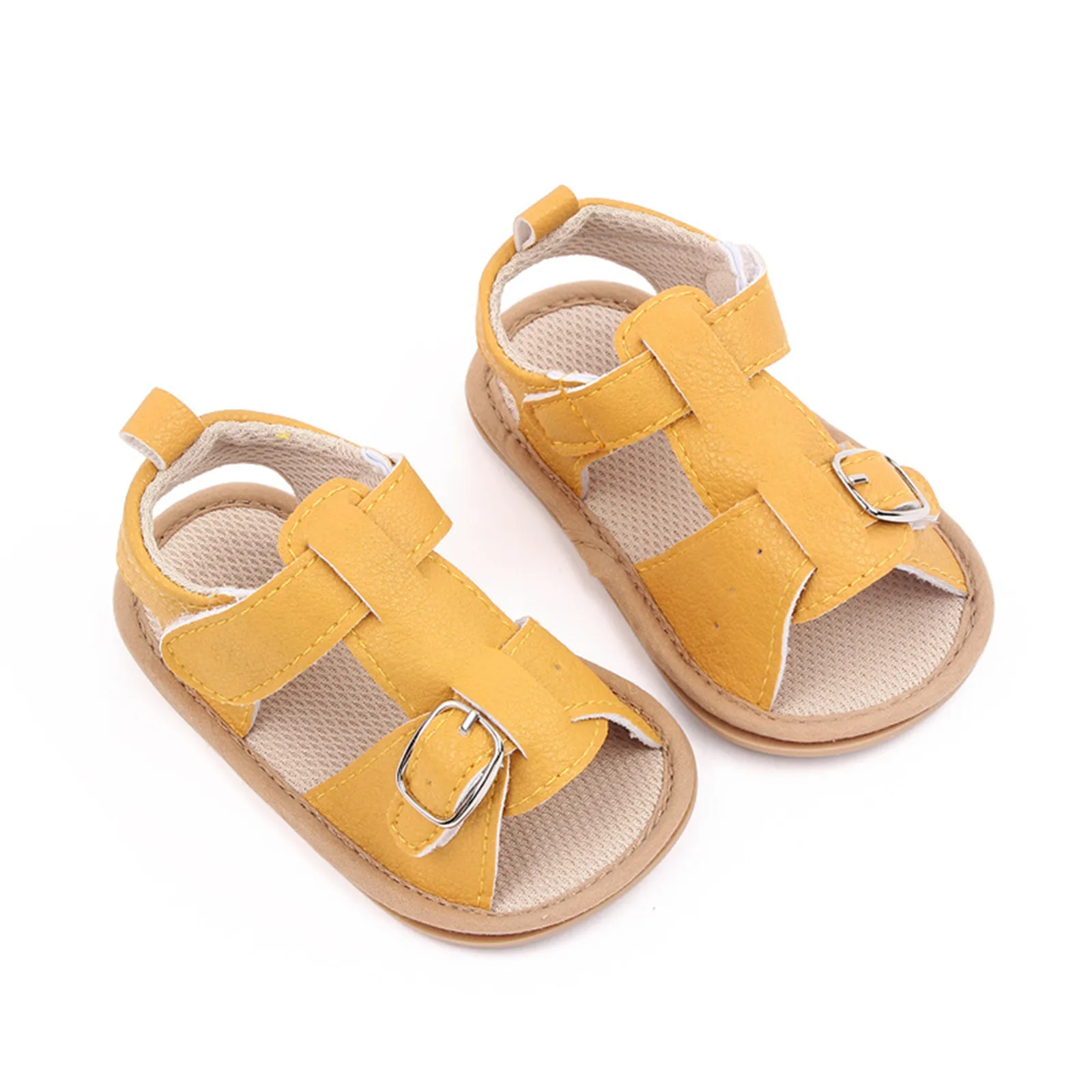 3-18 miesięcy niemowlę niemowlę letnie klapki miękkie jednolity kolor buty niemowlęce dziewczynki z klamrą łóżeczka buty dla niemowląt pierwsze chodziki buty dziecięce