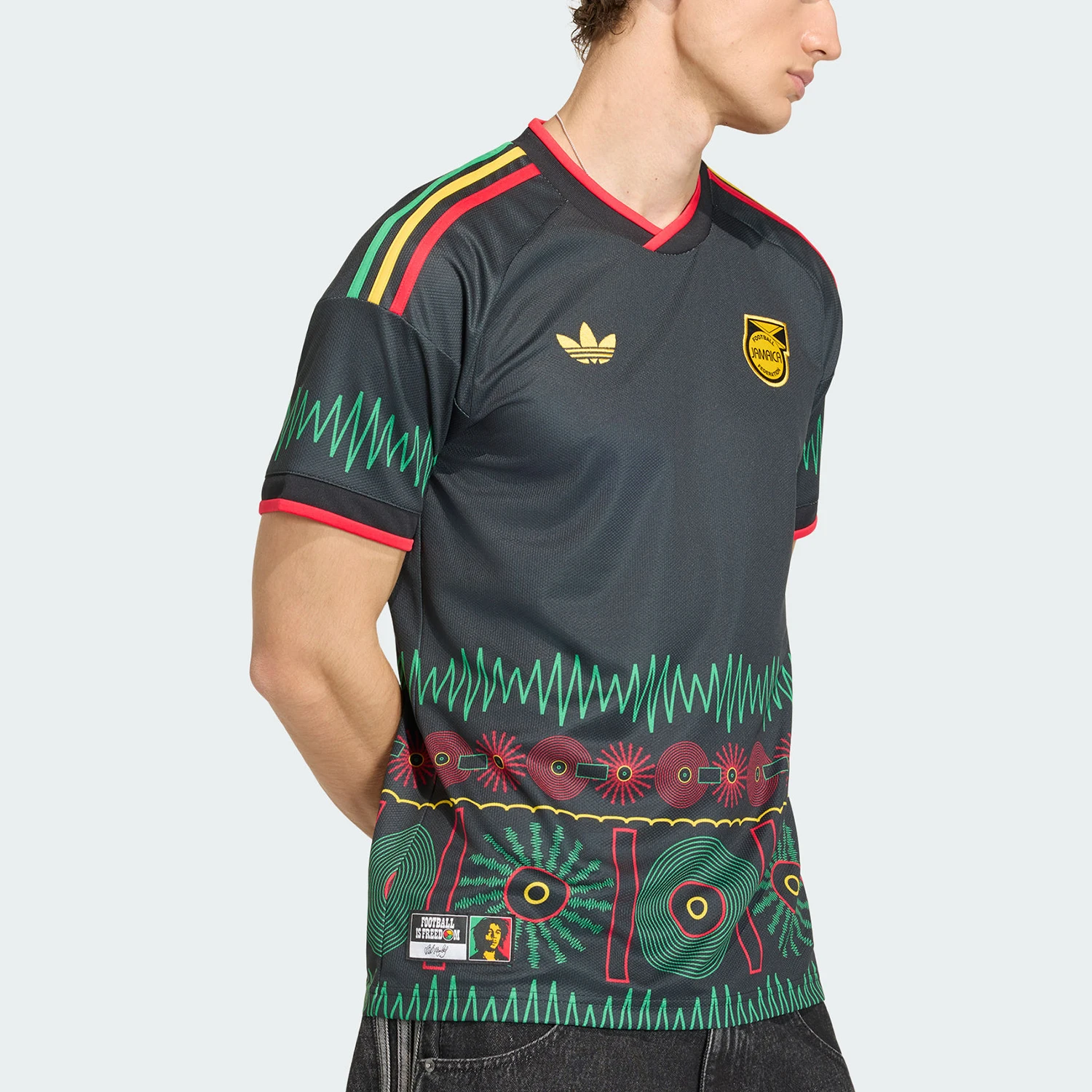 Adidas Authentic Three Leaves T-shirt de sport en tricot coupe slim pour homme KD0957