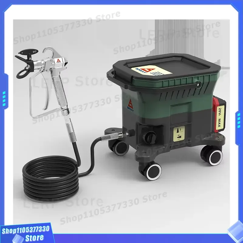 2025 New Electric Airless Paint Sprayer High Pressure Latex Spray Gun for Home Wall Ceiling Renovation DIY Tool Kit High