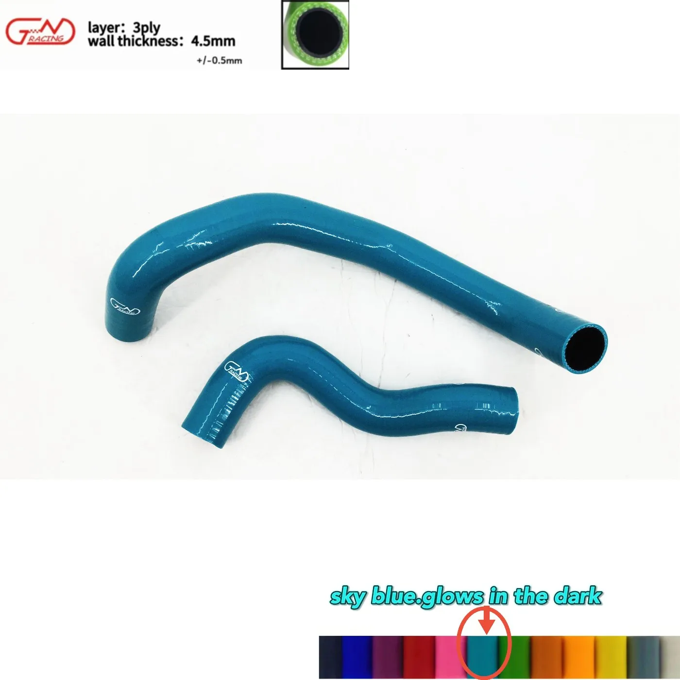For 2007 2008 2009 Nissan 350Z Z33 VQ35HR Tubo Silicone Radiator Hose Kit