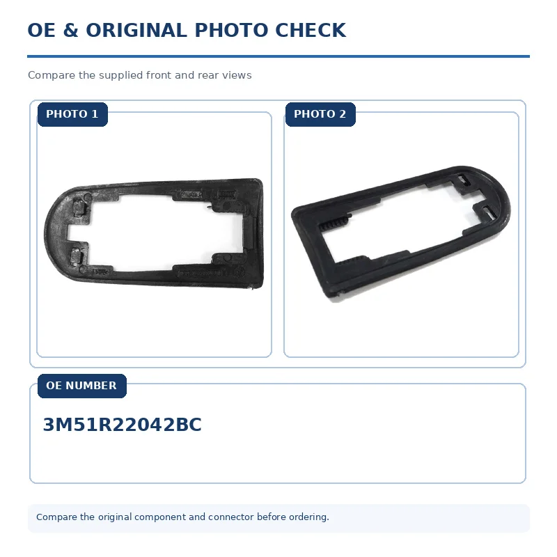 3M51R22042BC Exterior Door Handle Rubber Gasket Seal for Ford Focus MK2 MK3 C-Max Kuga Transit Custom 1309643 3M51-R22042-BC