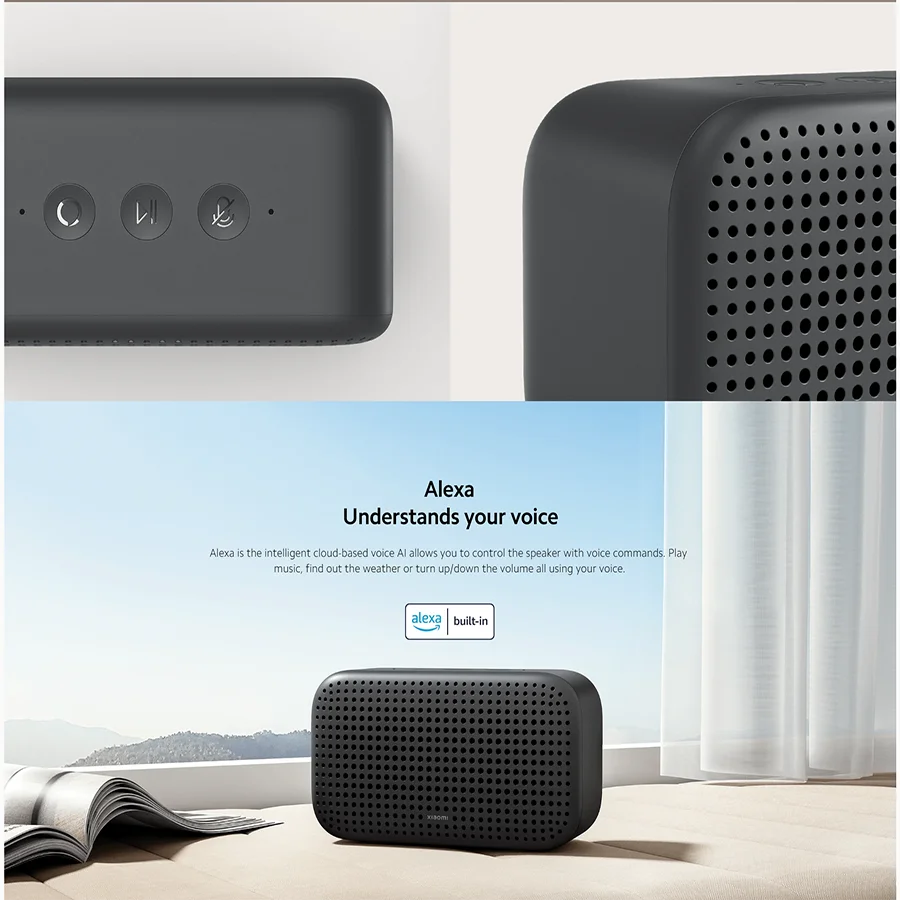 Xiaomi Smart Speaker Lite Bluetooth 5.1 Stereo Bass Mini Wireless Music Speaker For Outdoor Home and Party