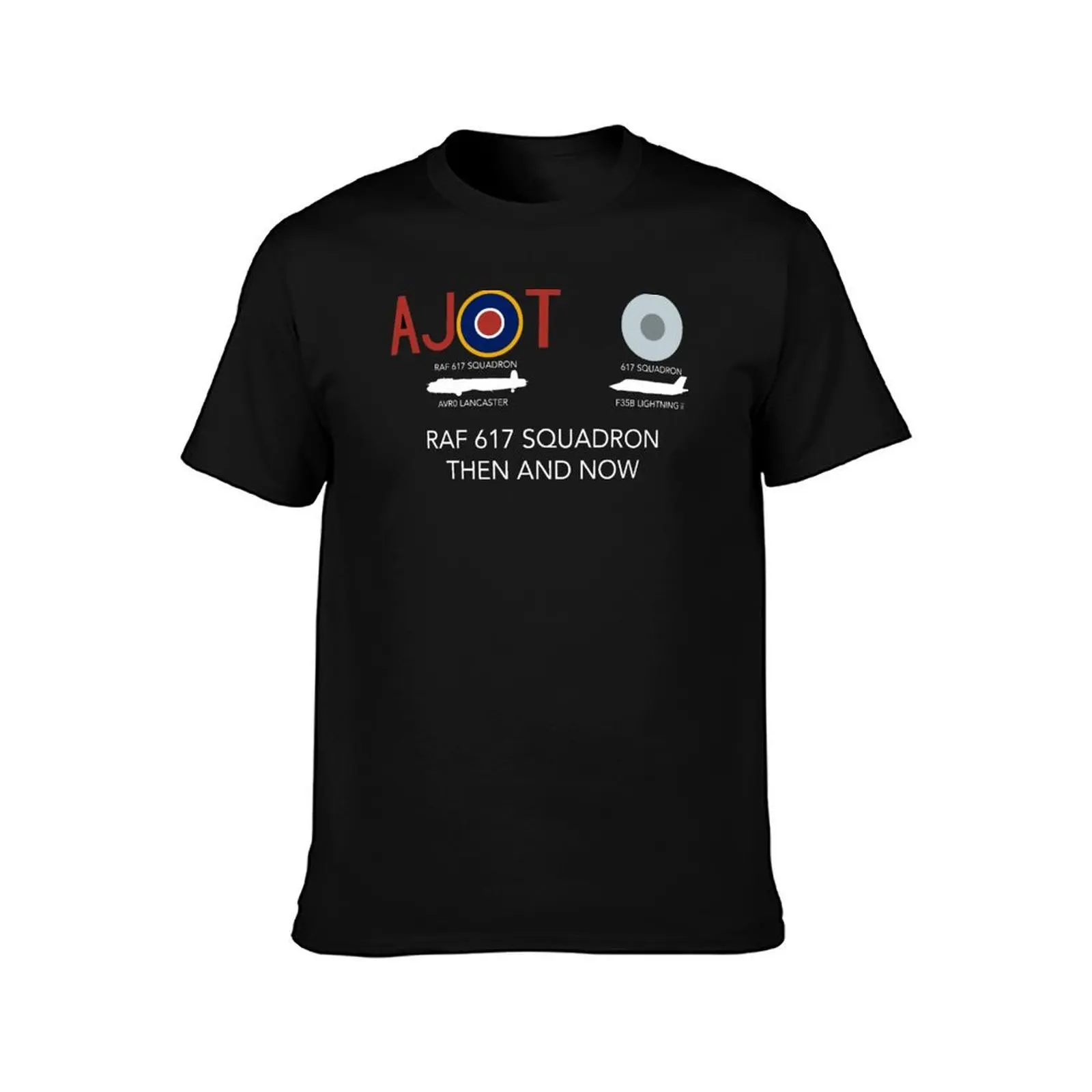 617 squadron then and now T-Shirt Dry Fit Athletic Short Sleeve Shirt T-Shirt