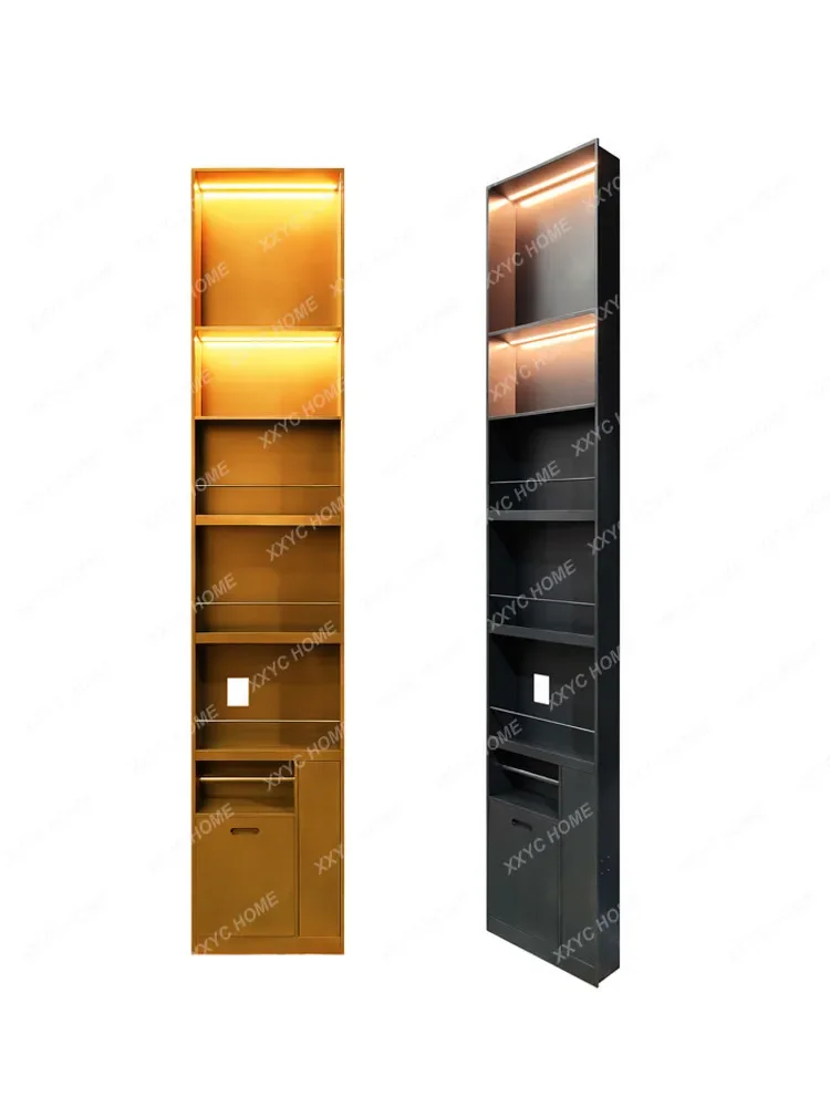 Bathroom embedded garbage can, toilet alcove, shelf, custom toilet hidden alcove