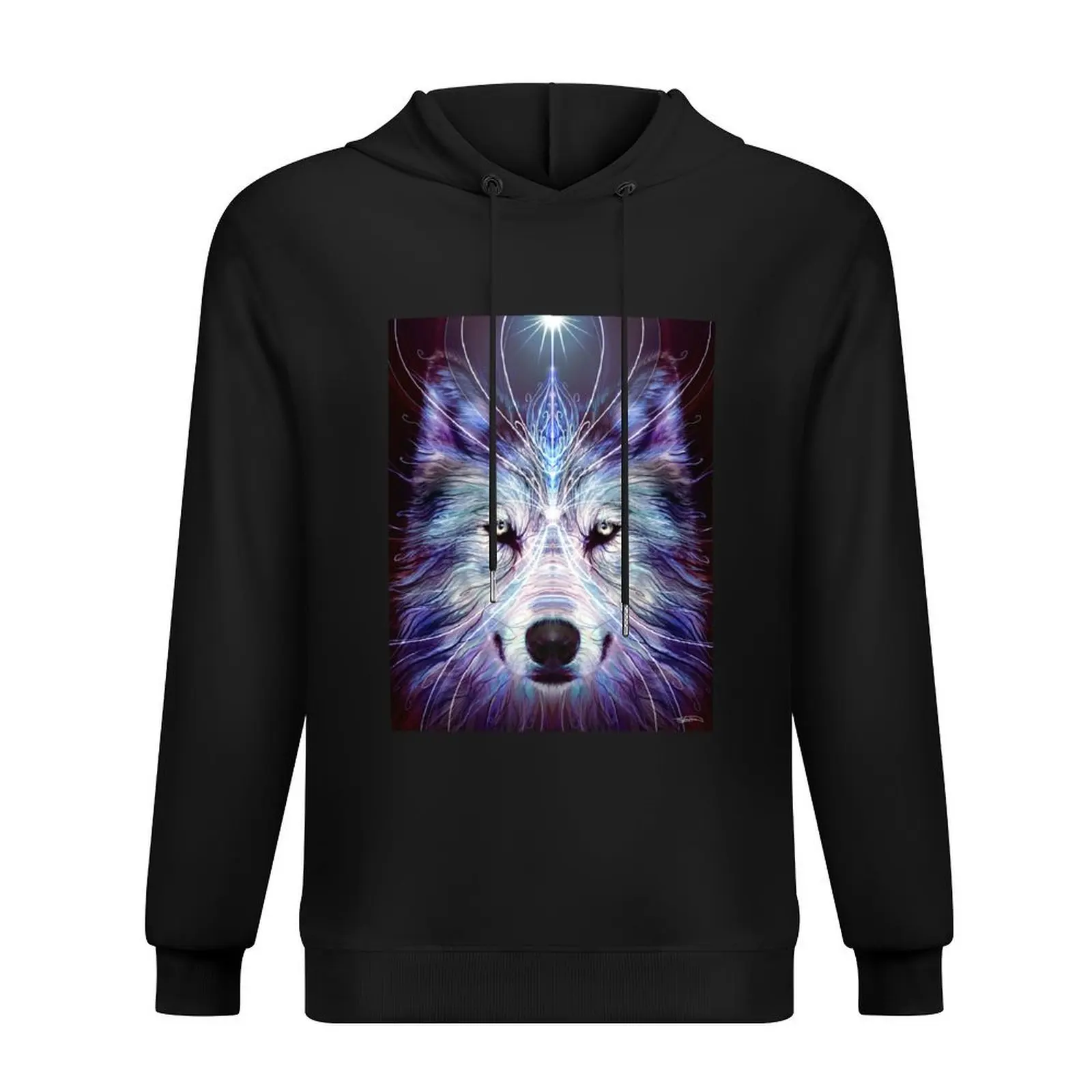 ملابس رجالي بغطاء للرأس من Wolf Spirit ملابس شتوية ملابس رجالية على الطراز الياباني هوديس للرجال بجودة عالية