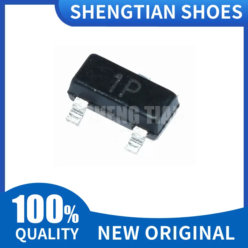 100PCS NEW MMBT2222A SOT23 2N2222 Silk Screen Printing: 1P Surface Mount Transistor NPN 0.6A/40V