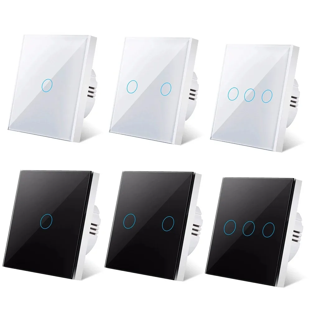 Tuya Smart Life Home House WiFi Wireless Remote Wall Switch Voice Control Touch Sensor LED Light Switches Alexa Google Home 220V