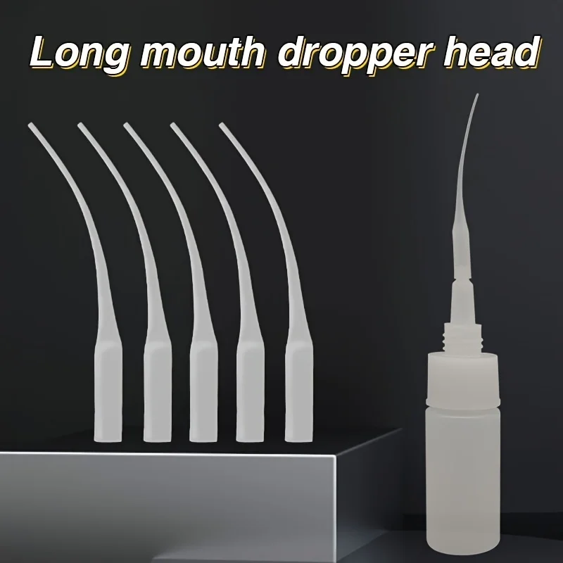 

100 шт. универсальных удлиненных трубок-капельниц для суперклея, инструмент для точных работ и DIY
