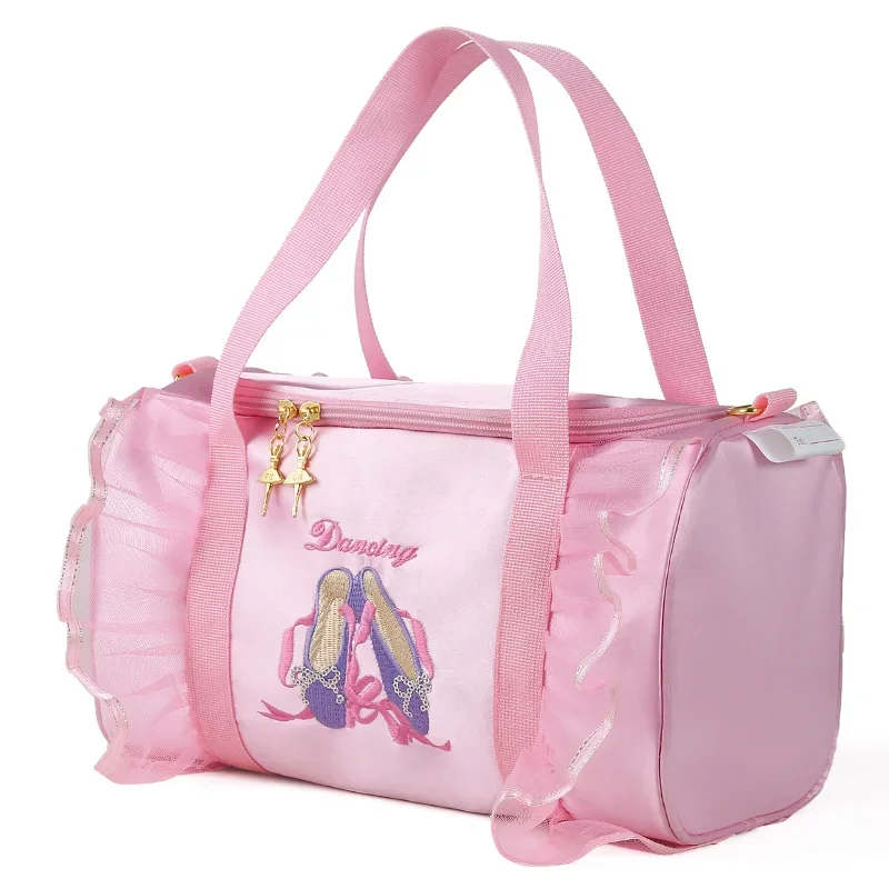 High Quality Lovely Bag Children Ballet Dance Handbag Girl Ballet Lace Ballet Bag Danse Bag Children Dance Bags for Kids Girls