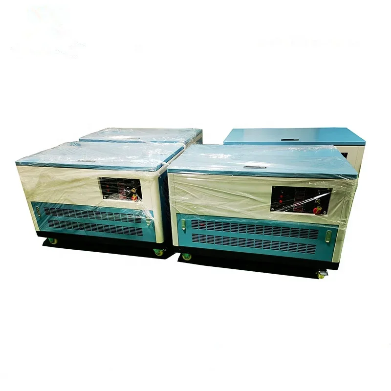 10-30kw مولدات محرك الميثان قوة صغيرة مع المظلة الصامتة مجموعة المولدات مولد مع الكتلة الحيوية Gasifier
