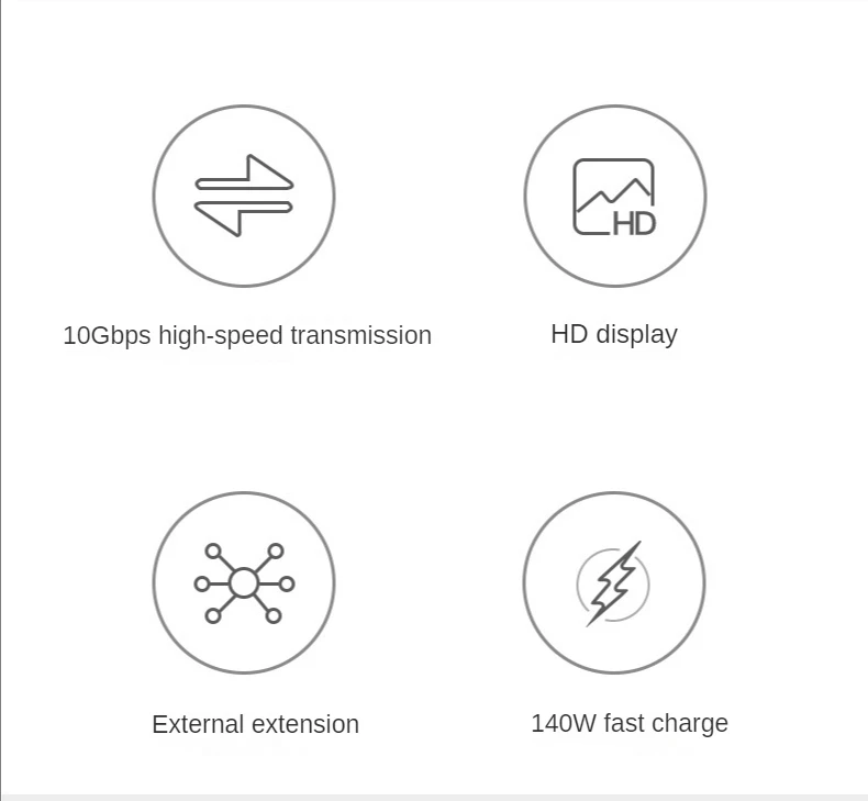 1M/2M USB 2.0ประเภท C ถึง USB C ชายความเร็วสูง10Gbps สาย Type C PD3.1 140W QC3.0 Fast Charging ข้อมูลสายเคเบิล MacBook Pro