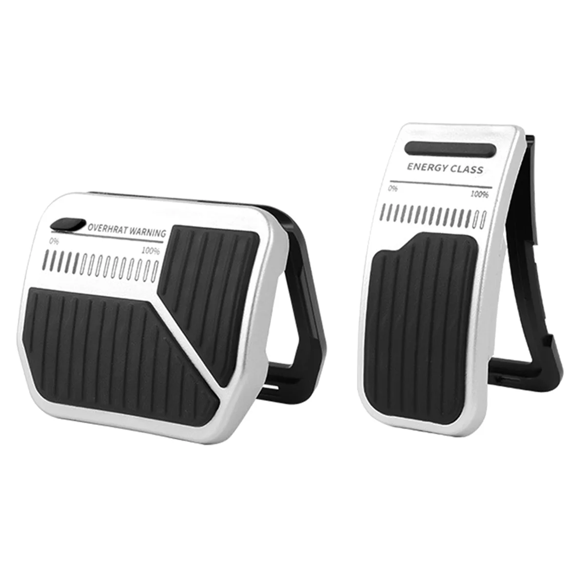 

For Tesla Model Y Model 3 2023 Pedal Covers, Gas Pedal Brake Pedal Accelerator Pedal Cover Accessories (Silver)