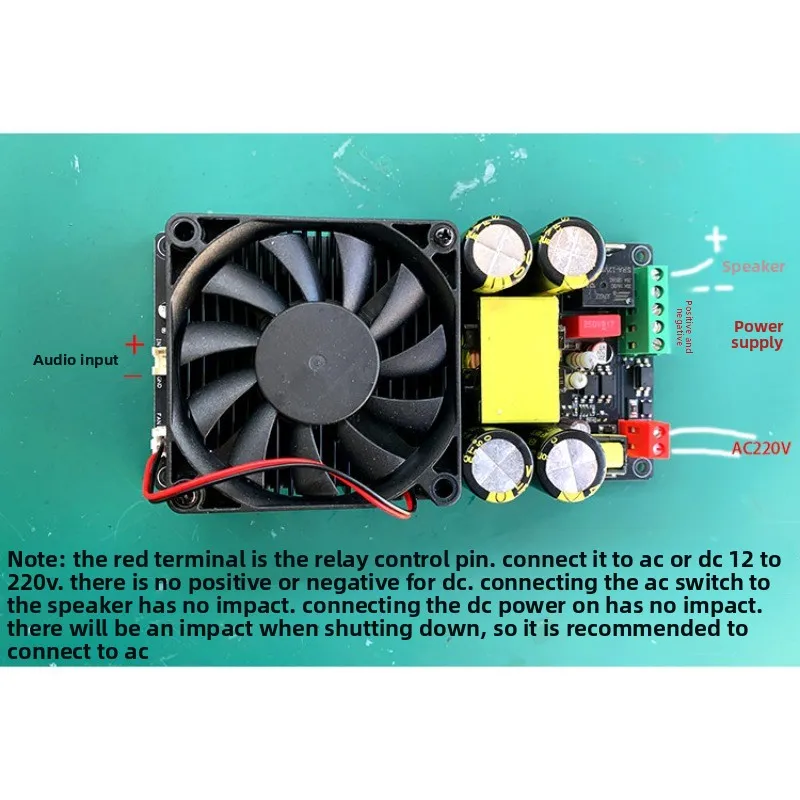 Hi-fi audiophile high-power digital amplifier, mono 2000w super irs2092s stage amplifier board subwoofer