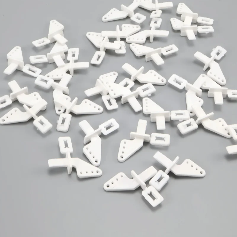 20/50Pcs Nylon Pin Horns 4 Hole For Rc Airplane Parts Remote Control For Model Foam Electric Rc Plane L Parts  Toys Accs