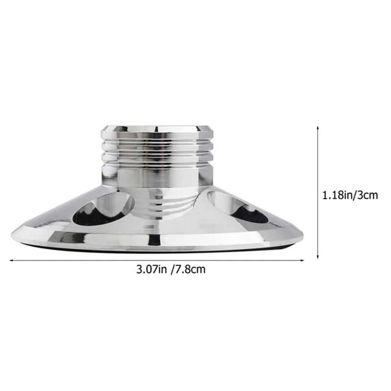 2 PCS CD Stabilizzatore disco bilanciato Argento Metallo Audio LP Giradischi in vinile Stabilizzatore disco in metallo Giradischi Morsetto per pesi Hifi