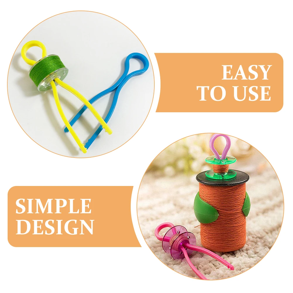 

1Set Sewing Thread Organizer Bobbin Holder Plastic Clips Fixed Bobbin Clip Tool Accessories Sewing Supplies for Quilting Tailor