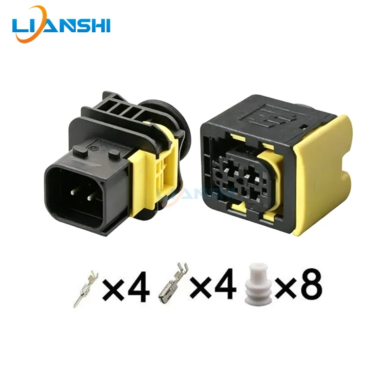 4pin 1-1418390-1/1 - 1703818-1 is applicable to Cummins rear nitrogen oxide sensor plug sensor plug