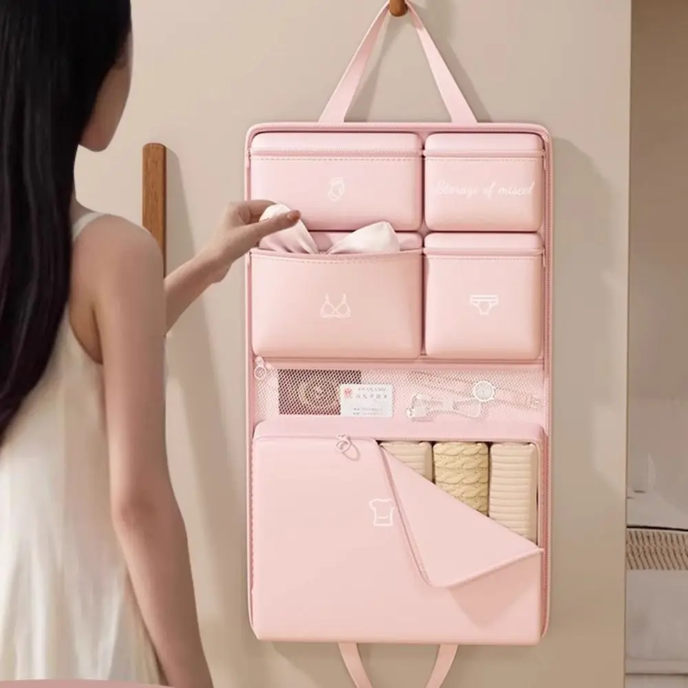 Borsa da viaggio 7 in1 Multi tasche Borsa di separazione per indumenti interni di grande capacità Borsa da viaggio pieghevole con cerniera antipolvere