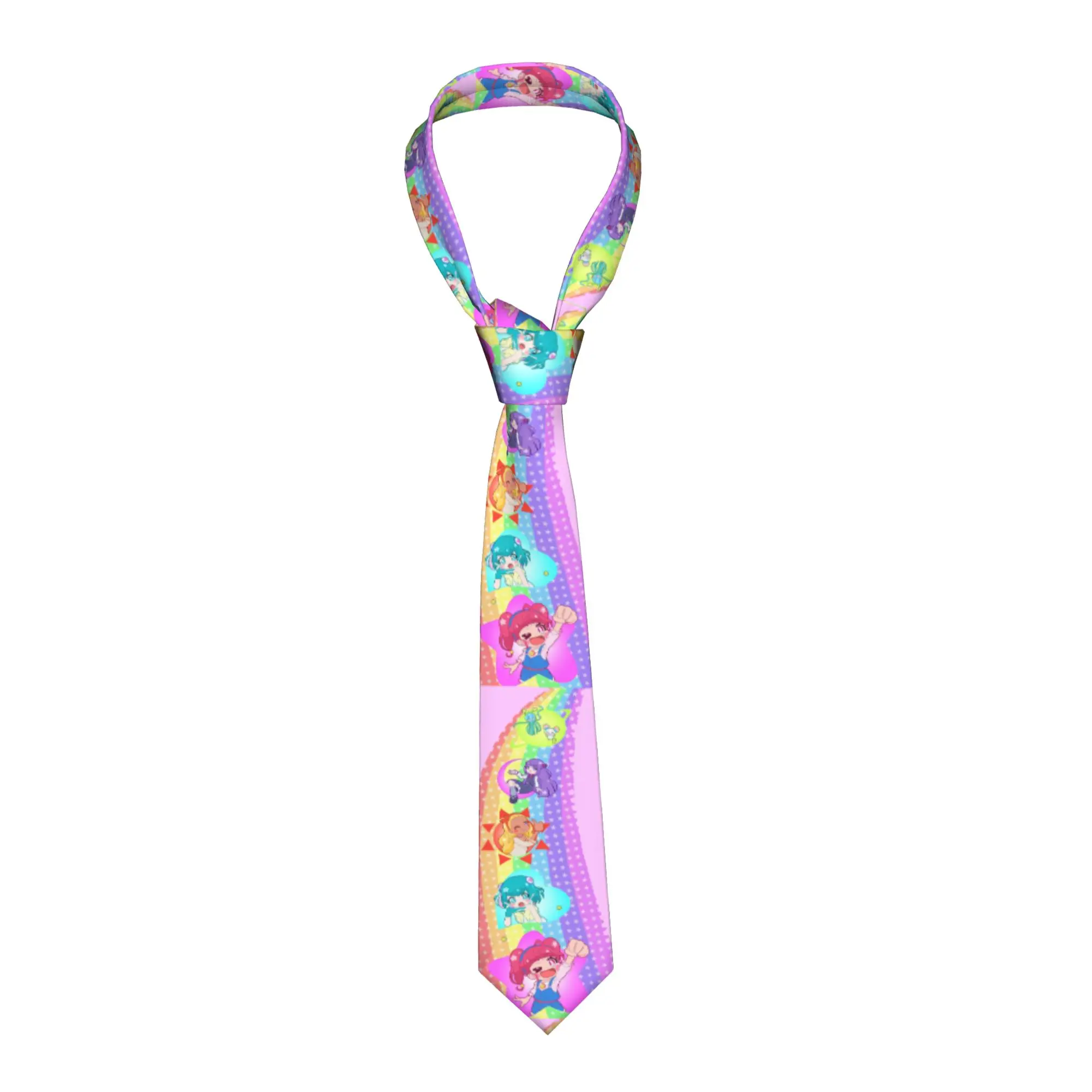 

Custom Pretty C-Cures Neck Ties Men Printed Necktie Sweet Angel For Business Mens Silk Tie
