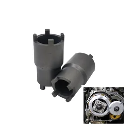 Motorcycle  Replacement Repair Tool Nut Removal Tool Black Double-Headed Clutch Lock Nut Wrench Motorcycle Repair Tool