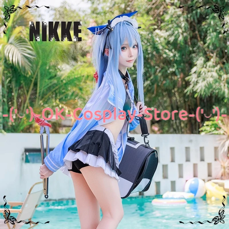 آلهة النصر: NIKKE مرساة تأثيري - مراجعة Anime Cosplay Bikini وسعره