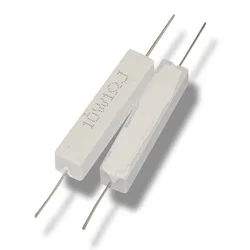 RX27-1 Cement Resistance 10Watts SQP 0.05/0.25/12/15/18/ 22/24/33/36/47/51/56/100/620/750/820/910R 100K ohm 10W Resistor