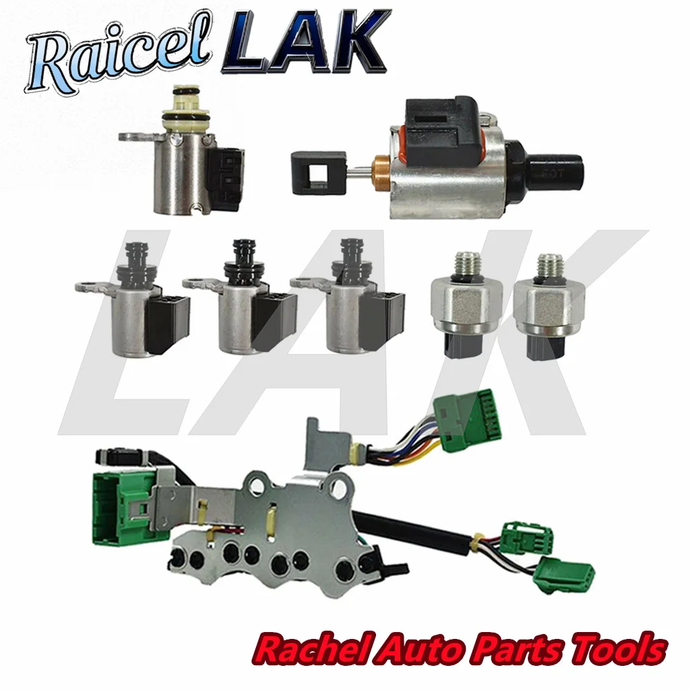 JF011E RE0F10A F1CJA CVT Kit Solenóide de Transmissão Com Sensor de Pressão de Cablagem Motor de Passo Para Nissan Altima Sentra Dodge