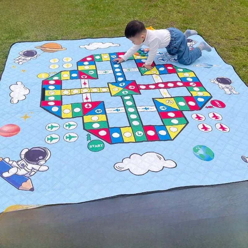 

Утолщенный переносной коврик для пикника на открытом воздухе, водонепроницаемый, влагостойкий, для кемпинга и барбекю, большой размер для групповых мероприятий