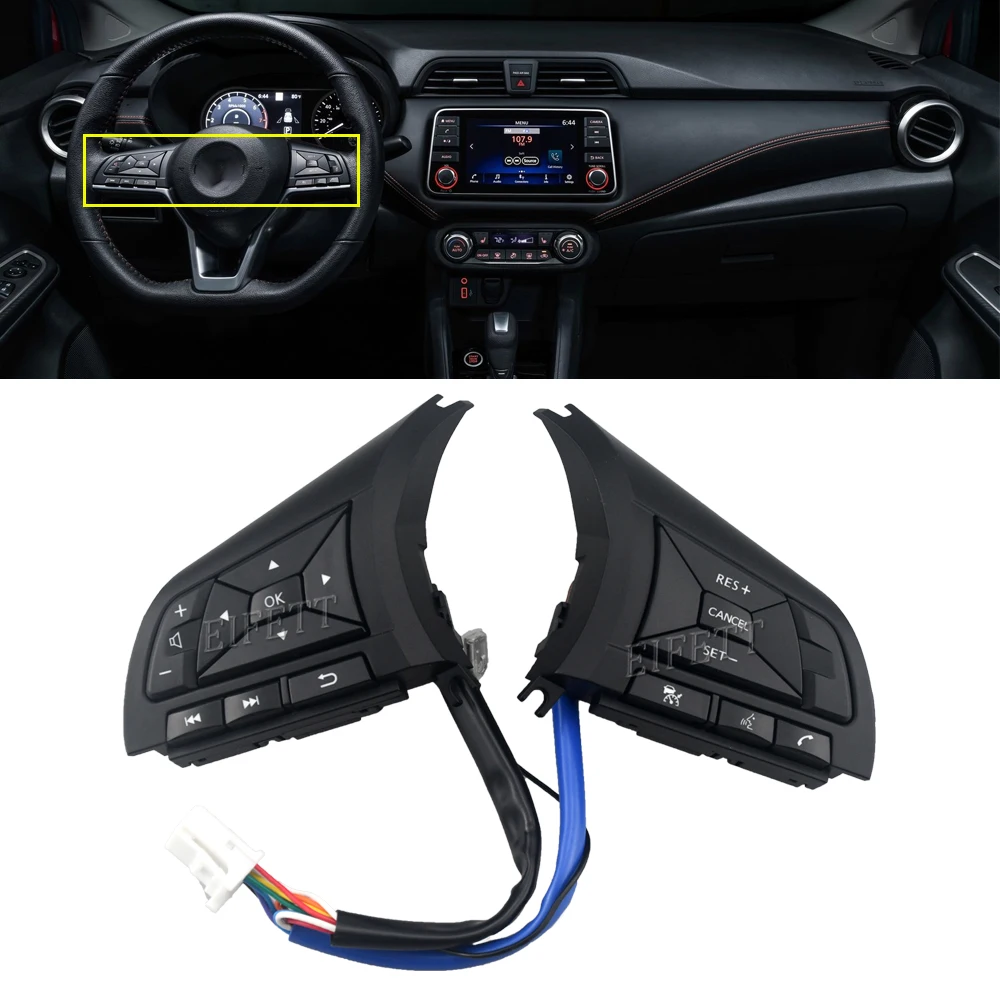 Car Accessories For Nissan Serena C27 2018-2022 Cruise Control Volume Steering Wheel Control Switch Button