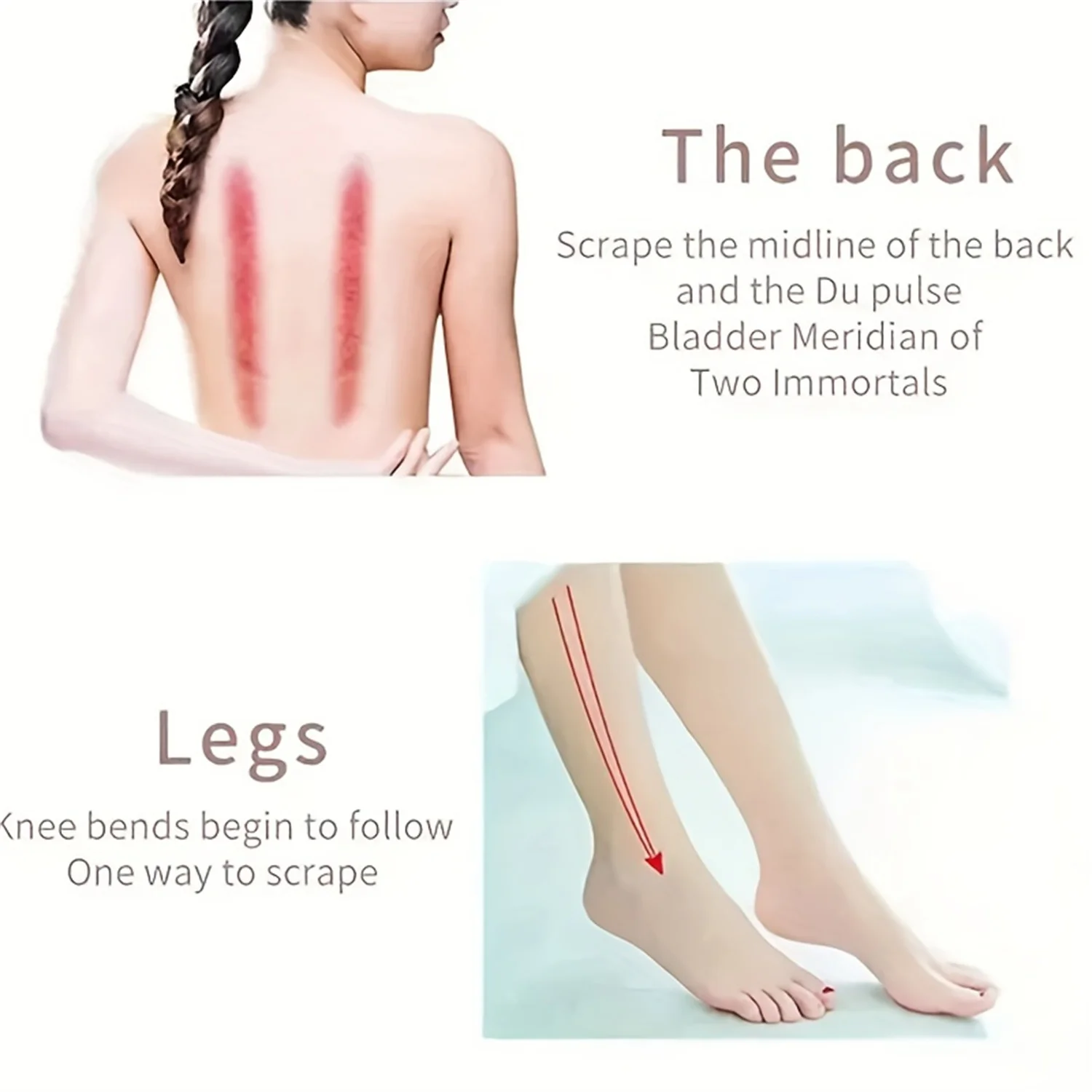 Beleza rosto relaxar não-rosa cristal jade e pescoço massageador rolo de resina raspagem vara de massagem de ponta dupla para desbloquear