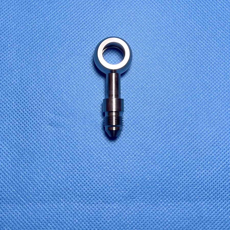 stainless steel  12.2mm /10.2mm Banjo Adaptor  to AN3 an-3/AN4 an-4 male brake ptfe hose end Fittng