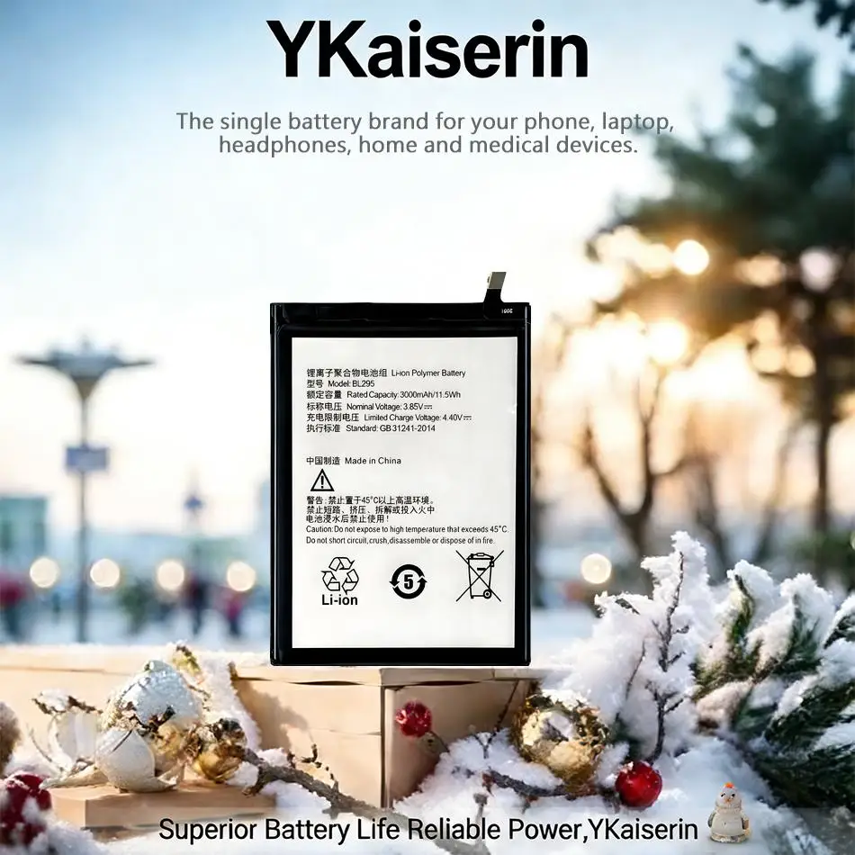 

Аккумулятор для мобильного телефона 3000 мАч, премиум-класса, замена BL295 для Lenovo K5S L38031, надежная мощность