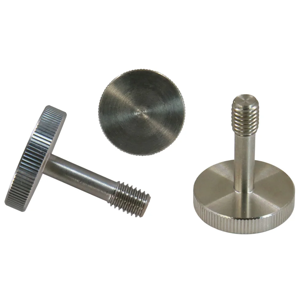 304 Stainless Steel Screw M3 M4 M5 M6 Knurled Handle Partially Threaded Hand‑Tight Adjustable Knob Industrial Hardware Fittings