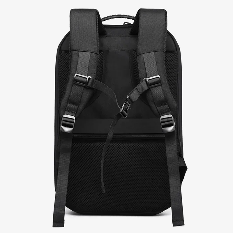 Mochila De Negocios multifunción para hombre, bolsa de ordenador portátil de carcasa dura, Led inteligente, carga USB, antirrobo, resistente al agua