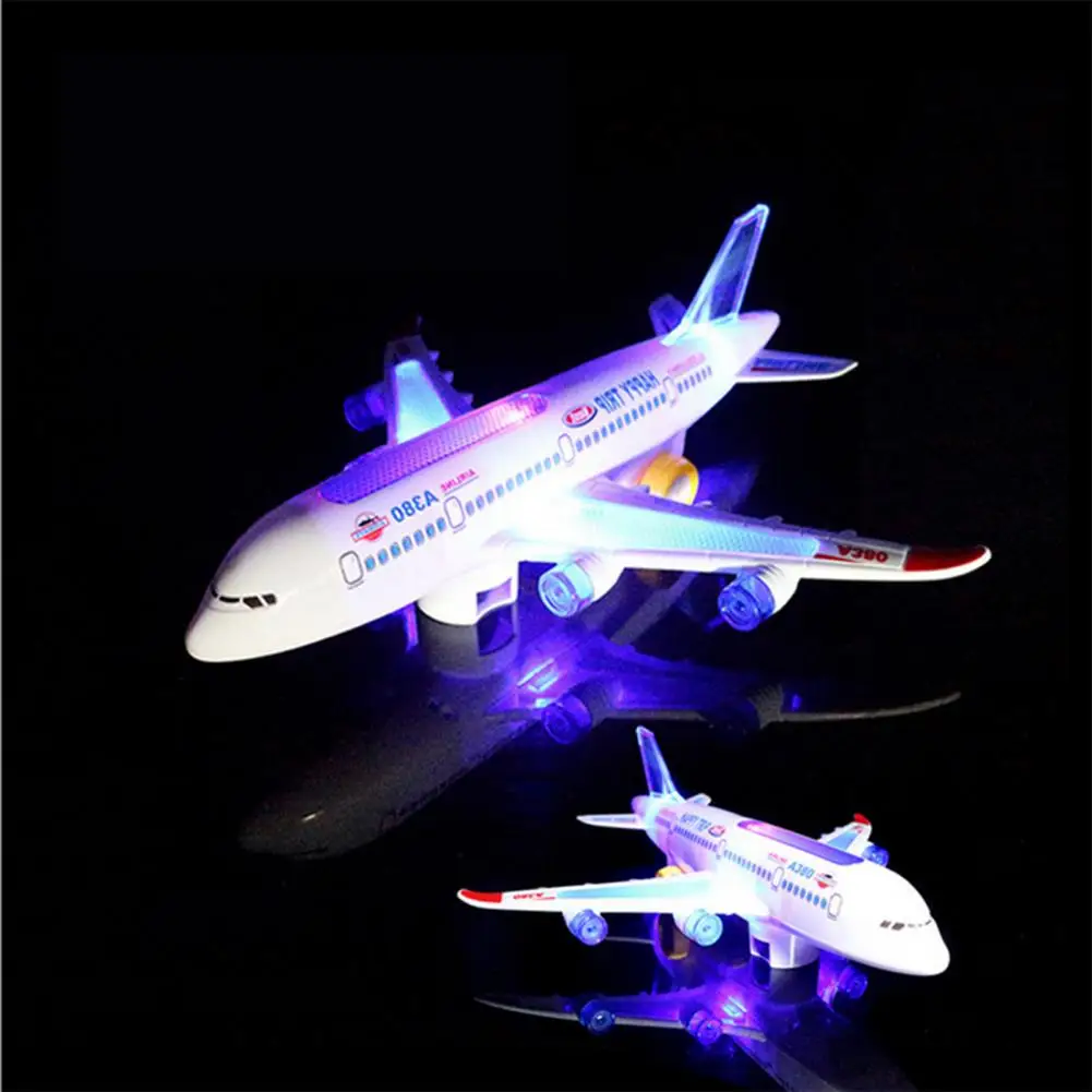 Model Plane Light Airplane Model LED Light Sound Aeroplane Airplane Collection Figurines Military Air Plane Birthday Gift