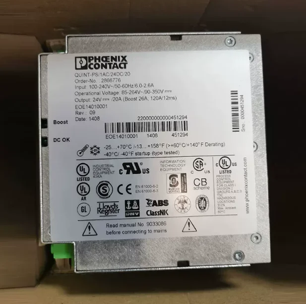 Power supply QUINT-PS1AC/24DC 2866750 2866763 2866789 2866776