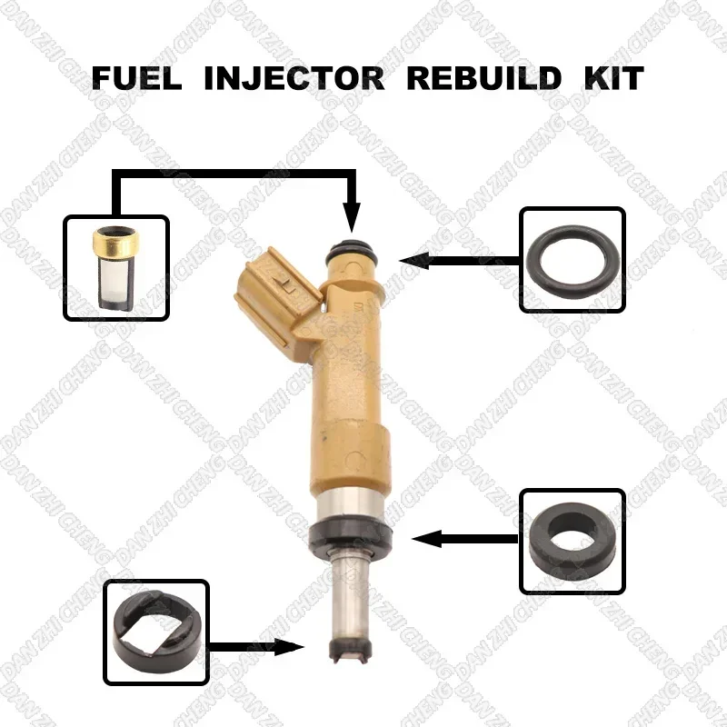 

Fuel Injectors Seals O-Ring Repair Filters for Toyota Corolla Auris Vios 2ZRFE ZRE15 23250-0T010 23209-0T010 23250-0T020