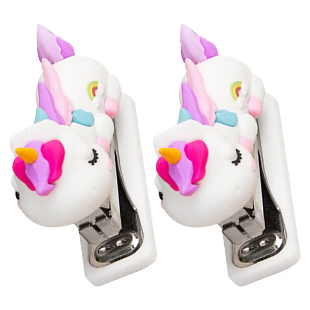 

2Pcs Stapler Cute Handheld Stapler for Office School Home Use Lightweight Compact Design Easy Stapling for Students