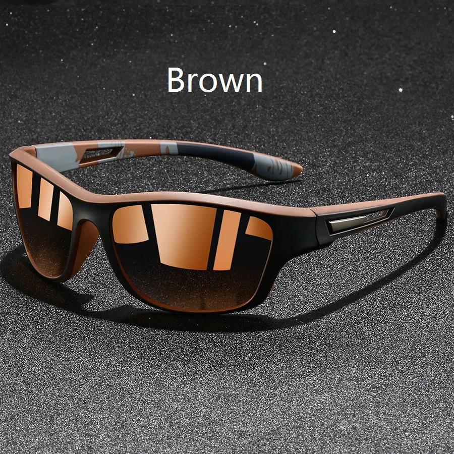 Modische Vintage-Sonnenbrille für Radfahren, Angeln und Sport - Unisex-Sonnenbrille für Laufen, Radfahren und Bergsteigen – Detail 6